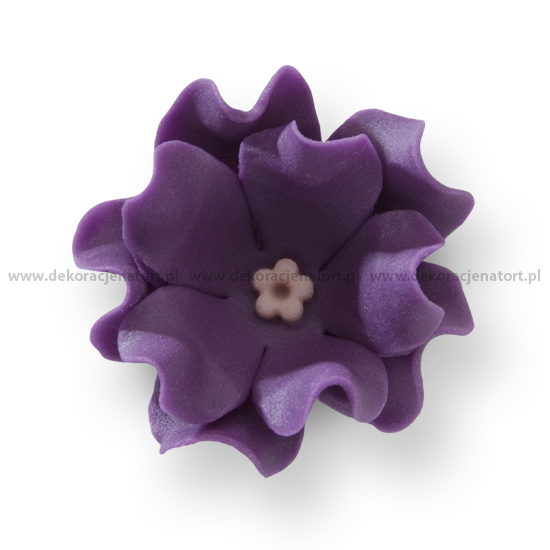 Decoratiuni din zahar Leuconia amarant,d45mm h20mm, 1 buc 054110 GPC