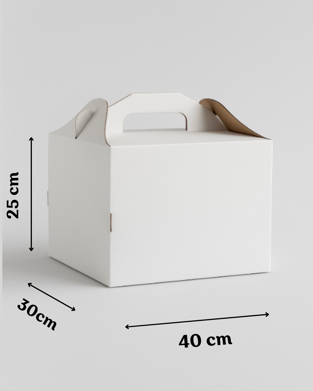 Cutie pentru tort rigida 30x40x25 cm, set 10buc. Gusta Pro