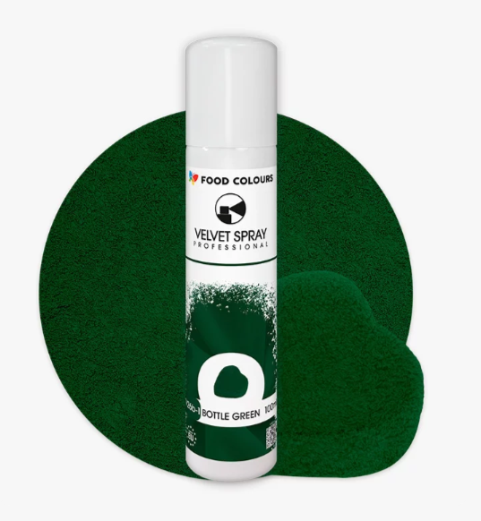 Colorant spray alimentar VELVET VERDE 100ml  V26b-1  FC