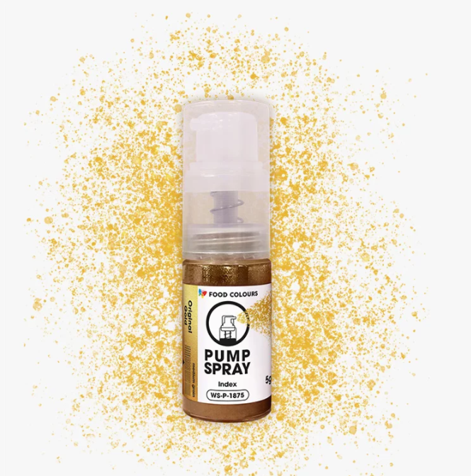 Colorant spray alimentar cu pompa Gold WS-P-1875  FC