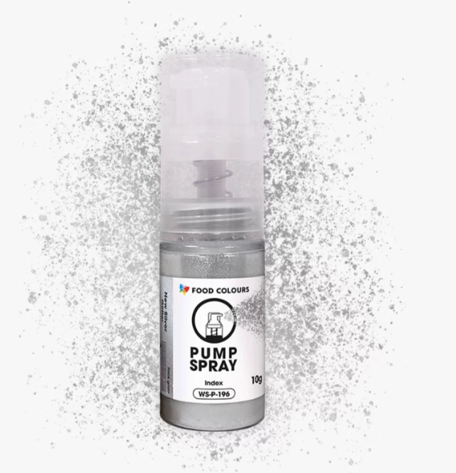 Colorant alimentar 20 g spray argintiu WS-P-196 FC