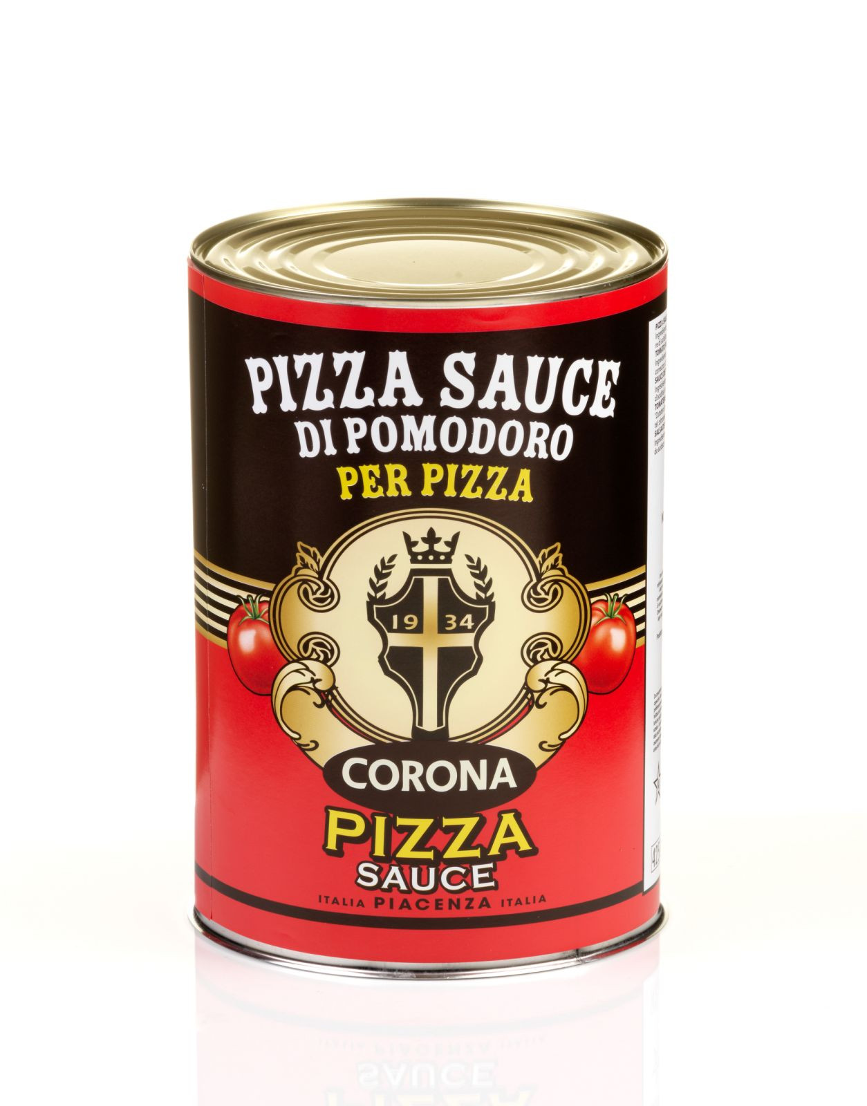 Sos pentru pizza, 12-14 Brix, 4,1 kg Corona, Steriltom