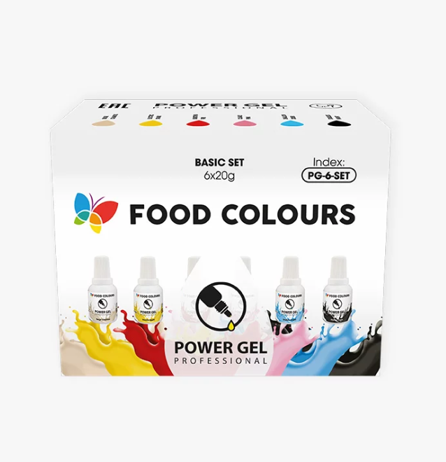 Set coloranti alimentare POWERGEL BASIC PG-6-SET FC