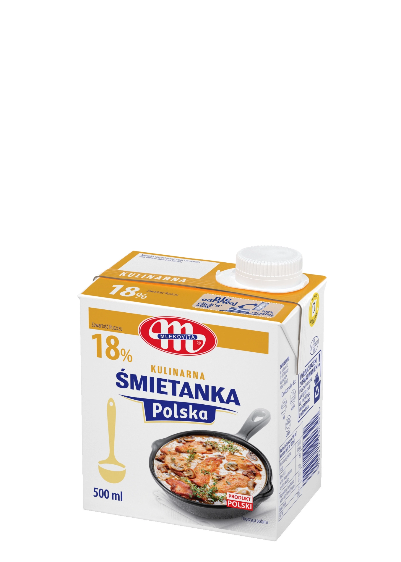 Cливки Животное UHT 18% 500 мл MLK