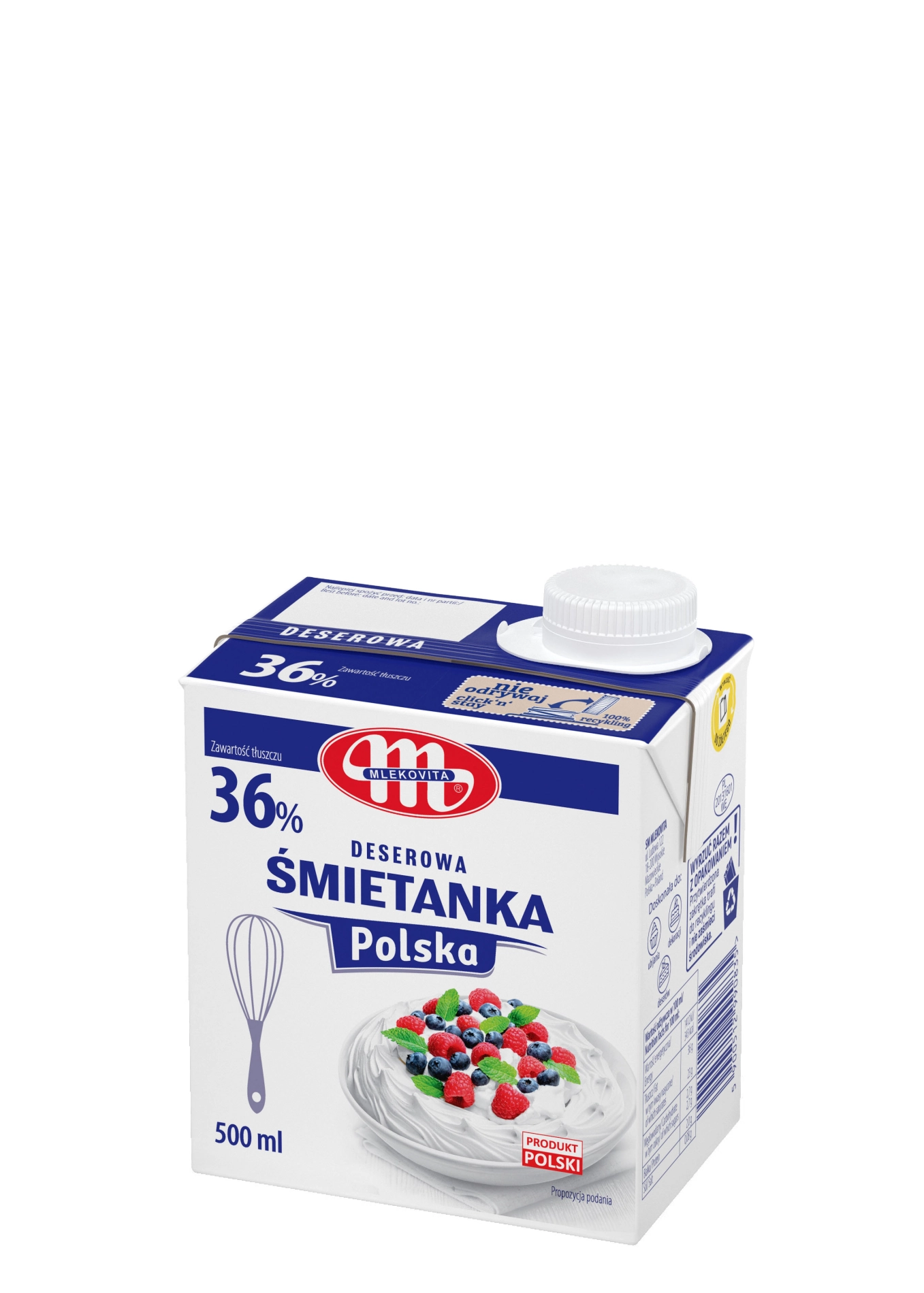 Животное сливки UHT 36% 500 мл MLK