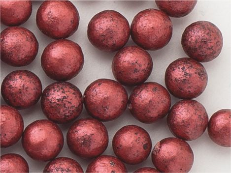 Perle din zahar bordo, 10mm, 100g GPR