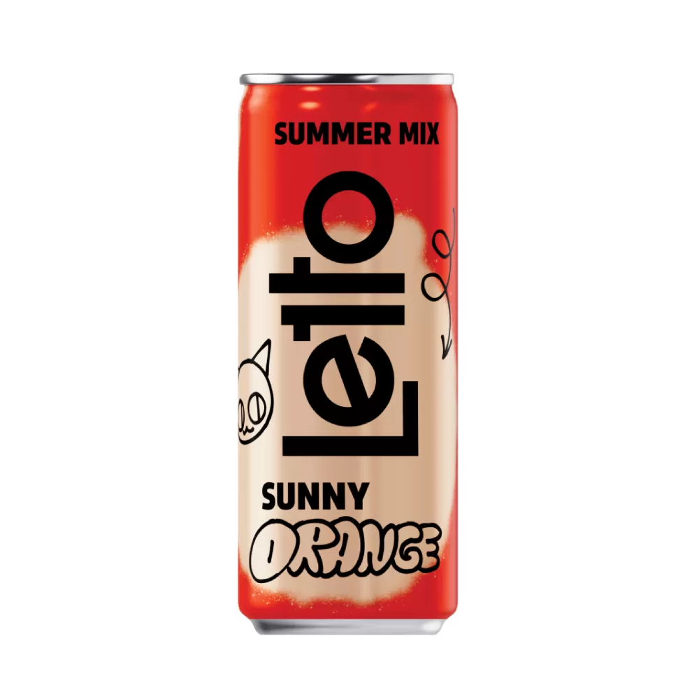 Bautura carbogazoasa Sunny Orange 0,25l Letto