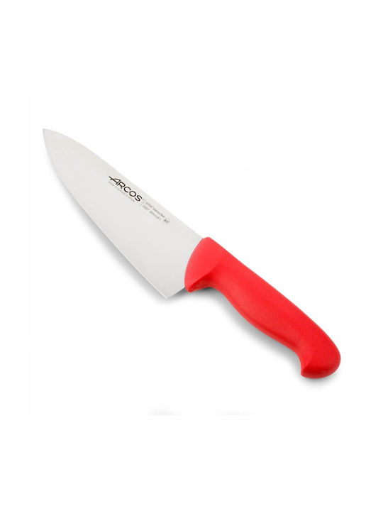 Cutit profesional rosu, Chef´s Knife, lungime 20cm, Arcos