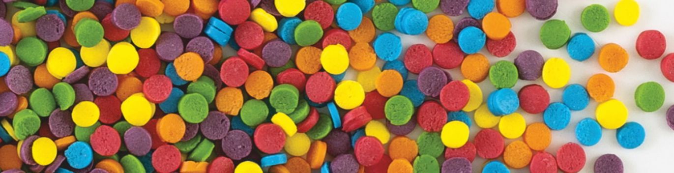 Decoratiuni din zahar confetti mix culori 100gr 70314 GPR