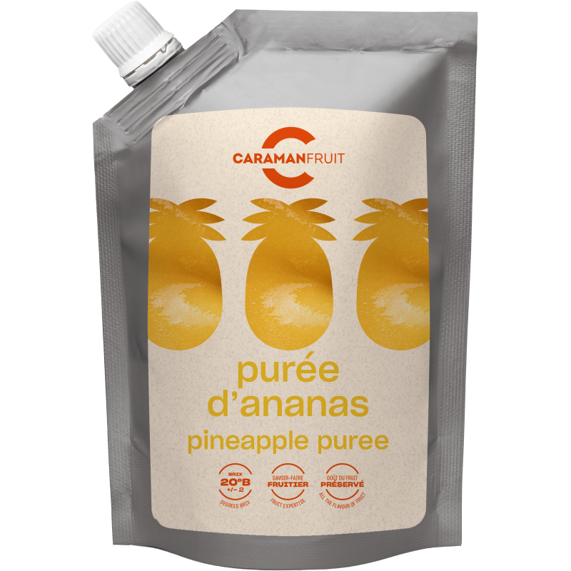 Piure de ananas, 1KG, Caraman