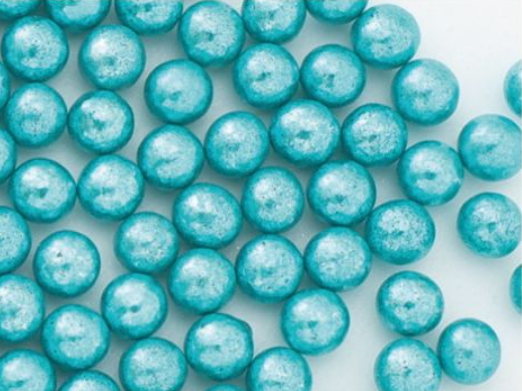Perle din zahar albastre metalizate 5mm 100gr 70409 GPR