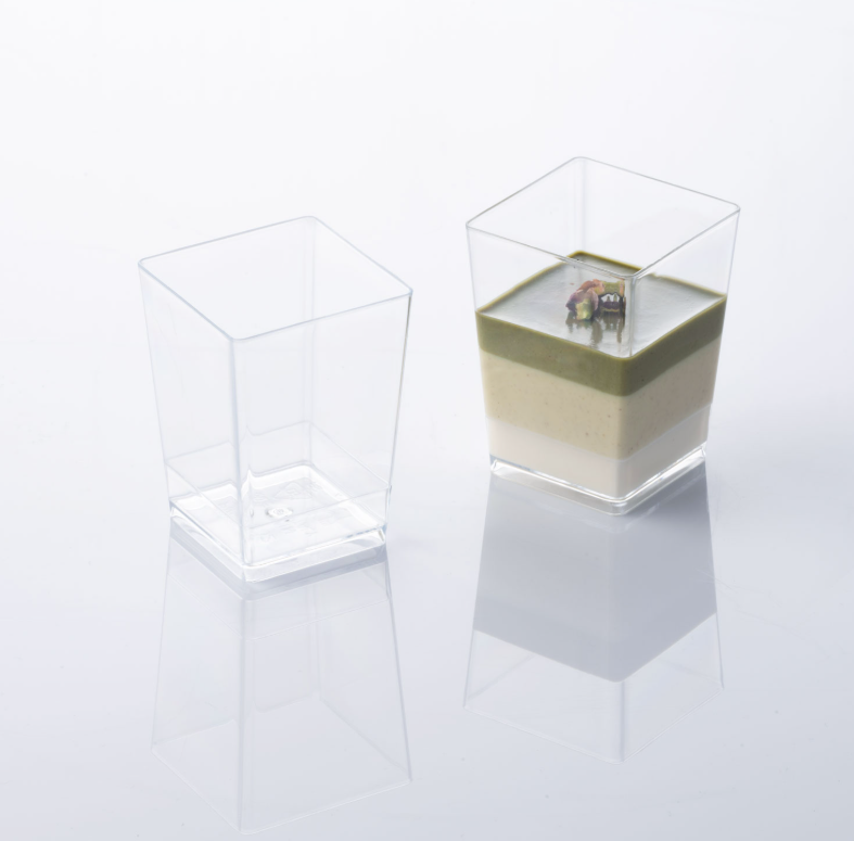 Pahar plastic Cube120 ml. PMOCU002(100 buc)