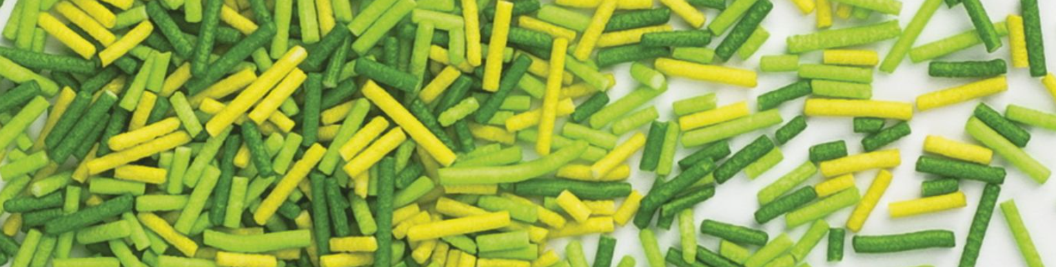 Decoratiuni din zahar bastonase verzi 100gr 70223 GPR