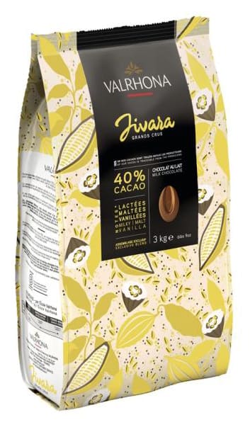 Ciocolata cu lapte 40% JIVARA, 3 KG, Valrhona