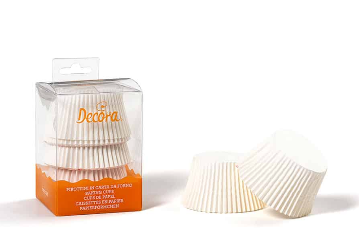 Chese Hartie Alb 5.5 x H 4.5 cm, 60 buc 0339756 DER