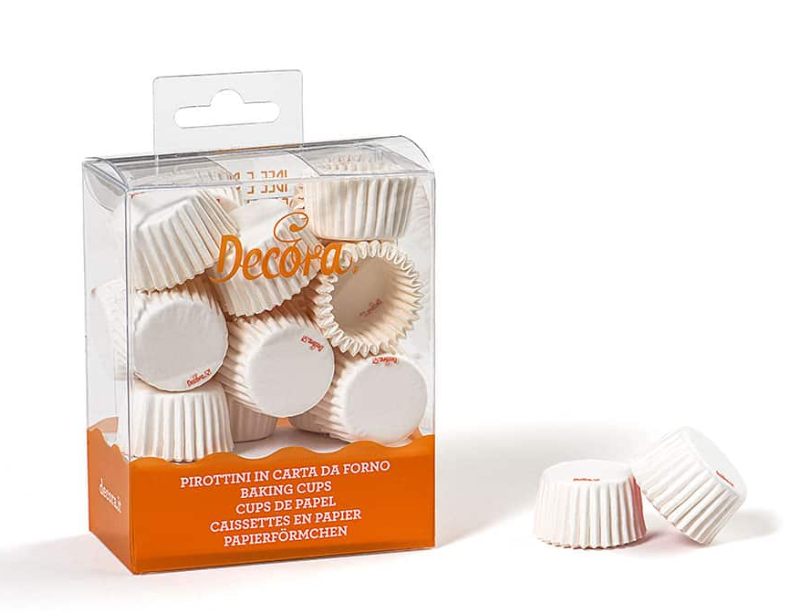 Set 200 forme de copt muffin BON BON ALB 27x17 MM 0339754 DER