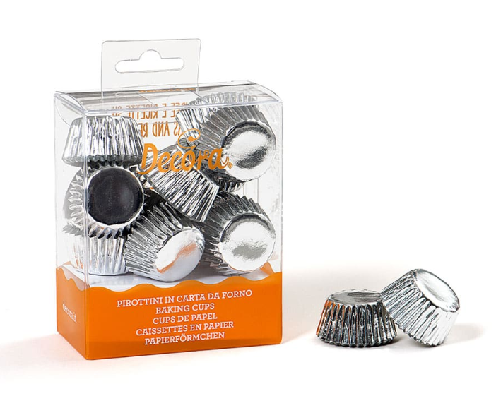 Set 180 forme de copt muffin BON BON SILVER 27x17 MM 0339794 DER