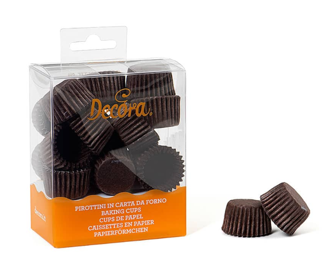 Set 200 forme de copt muffin BON BON CAFENIU 27x17 MM 0339630 DER