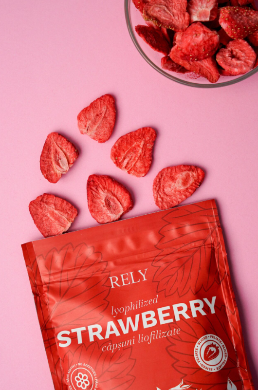 Căpșuni liofilizate felii 150g Rely