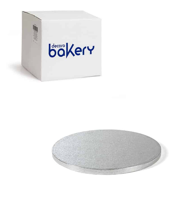 Suport pentru tort argintiu 25xH 1,2cm/10'' 0931203 DER