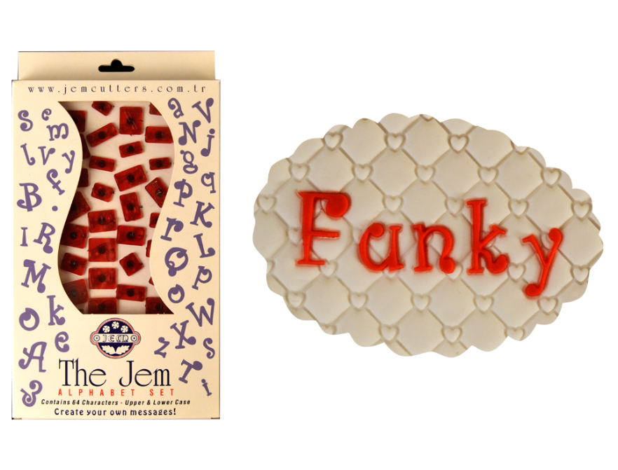 Set decupatoare din plastic alfabet 53012 CSL