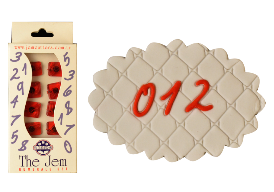 Set decupatoare din plastic cifre 53021 CSL