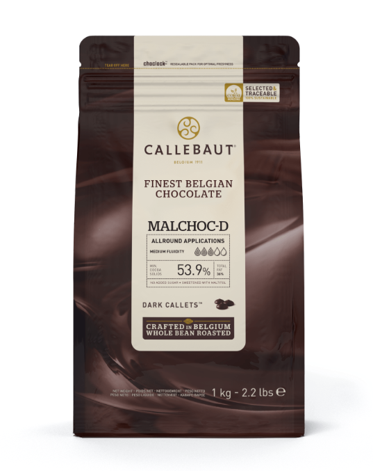 Ciocolata neagra fara zahar  CSD-Q54MAL-471 cutie 1 kg Callebaut
