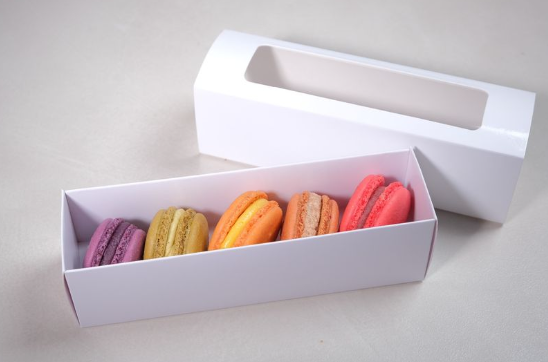 Cutie pentru macarons 6 buc, 18x5x5, Gustapro