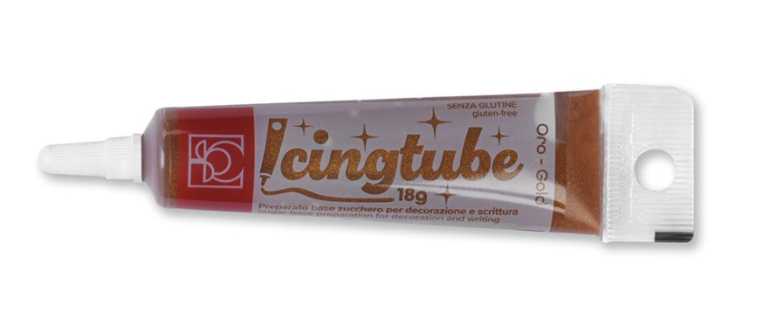 Glazura icing auriu, tub cu aplicator, 18 g 23342 Modecor