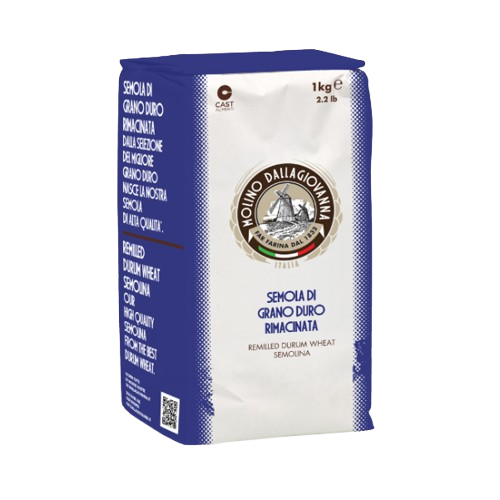 Semola grau dur Extra S2, proteina 13%, 1 kg Molino Dallagiovanna
