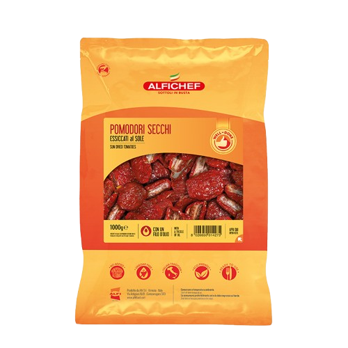 Rosii uscate la soare in ulei, 1000 g POM004 Alfi