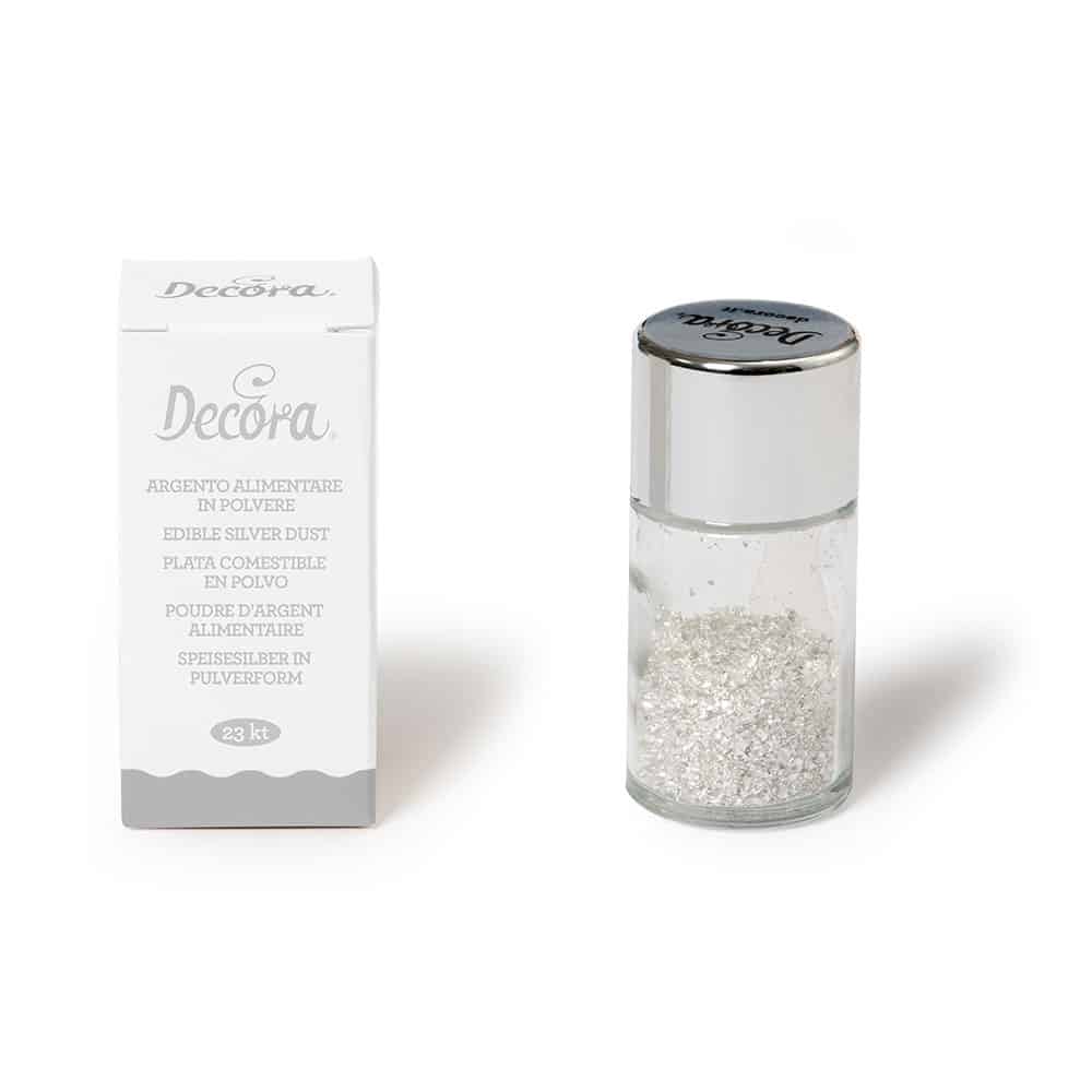 Argint comestibil 0,125 g, 9570106 Decora
