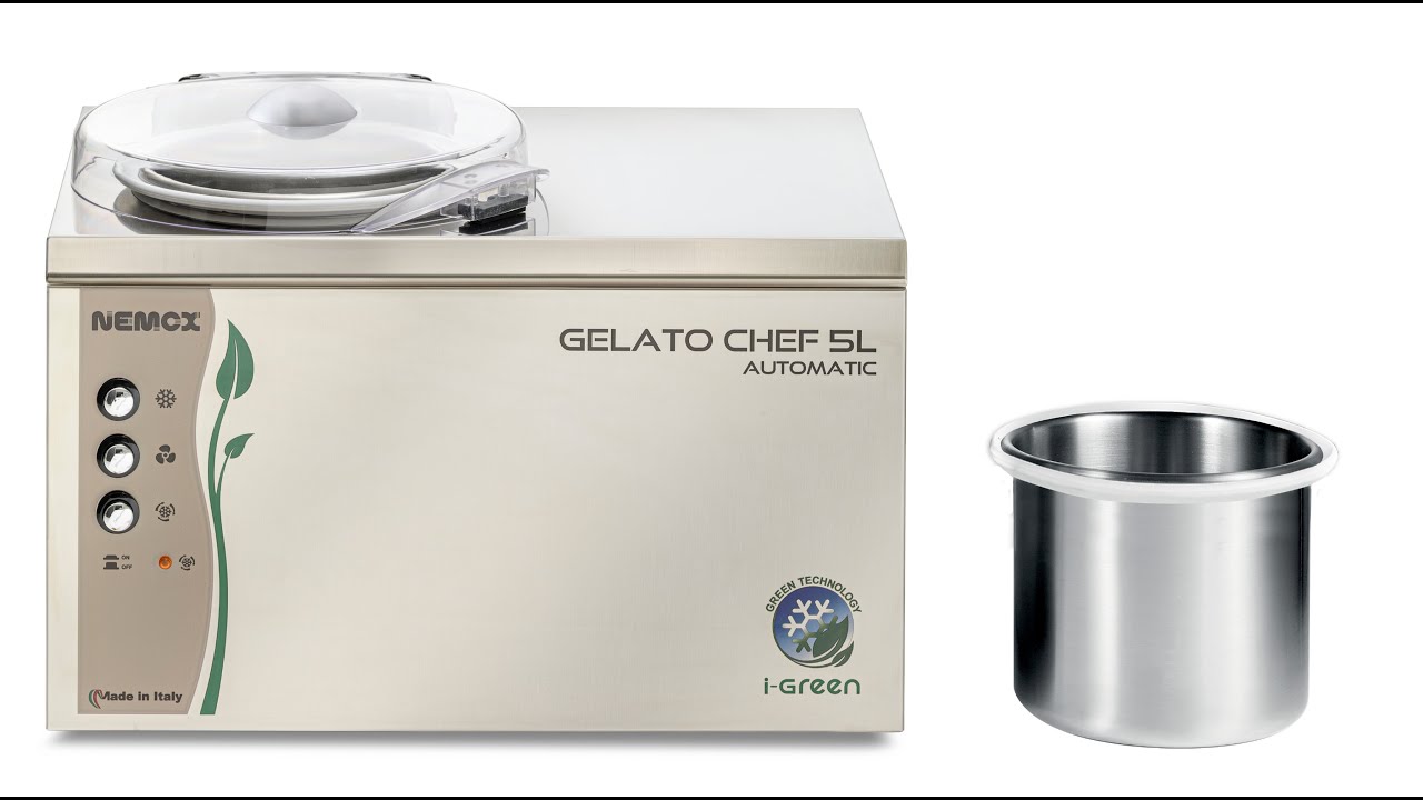 Aparat pentru preparat inghetata Gelata Chef automatic 5L I-Green 220v/50Hz Nemox