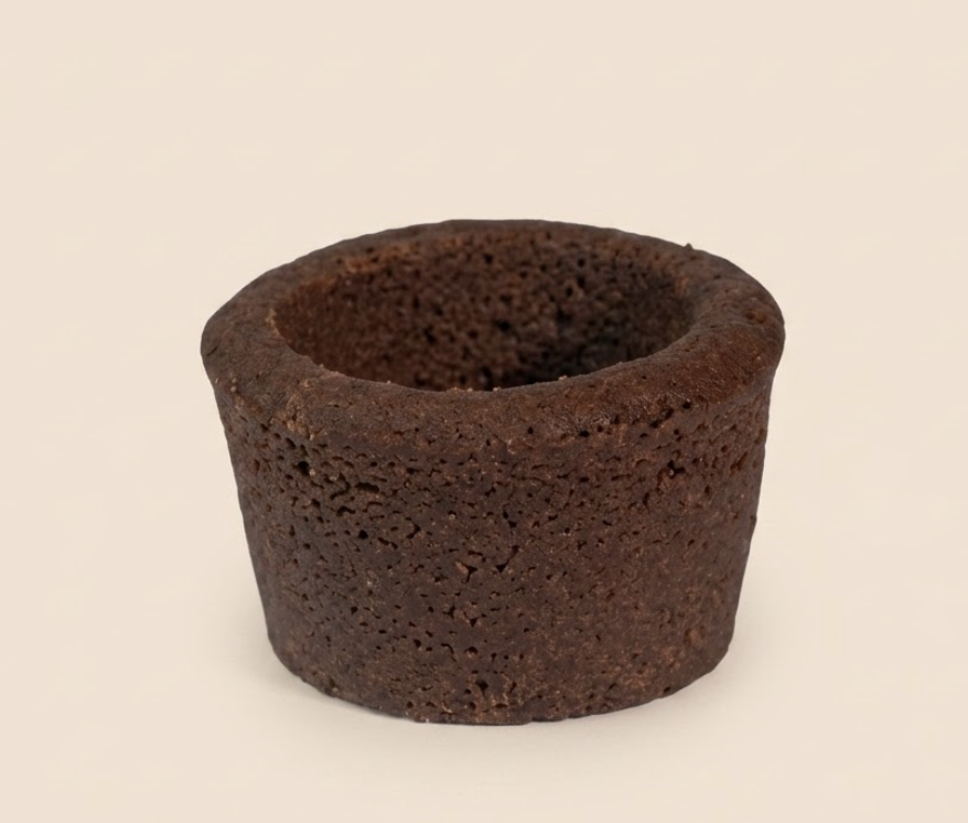 Coji de tarta rotunde cacao 100% unt, cutie 200 buc, 2 kg Palermitana
