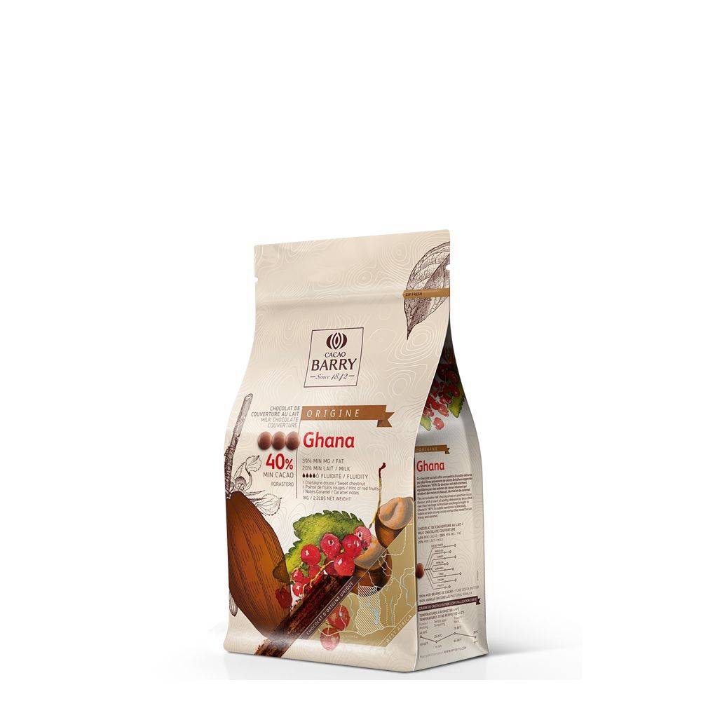 Ciocolata cu lapte GHANA 1 kg CHM-P40GHA-2B-U73