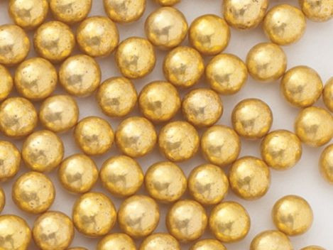 Perle din zahar aurii 5mm 100gr 70404 GPR