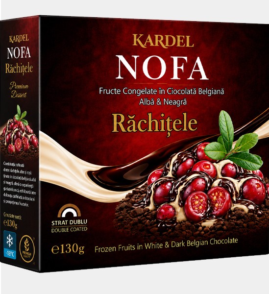 Rachitele congelate in ciocolata, 130 g Nofa