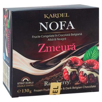 Zmeura congelata in ciocolata, 130 g Nofa