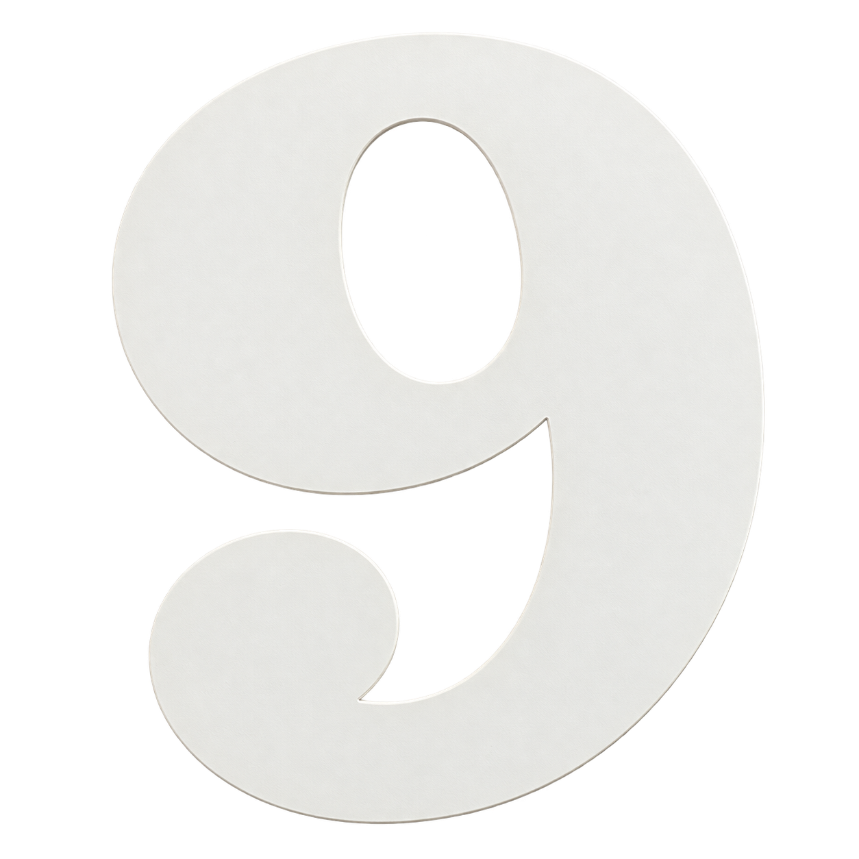 Cifre din placaj "9" SGM