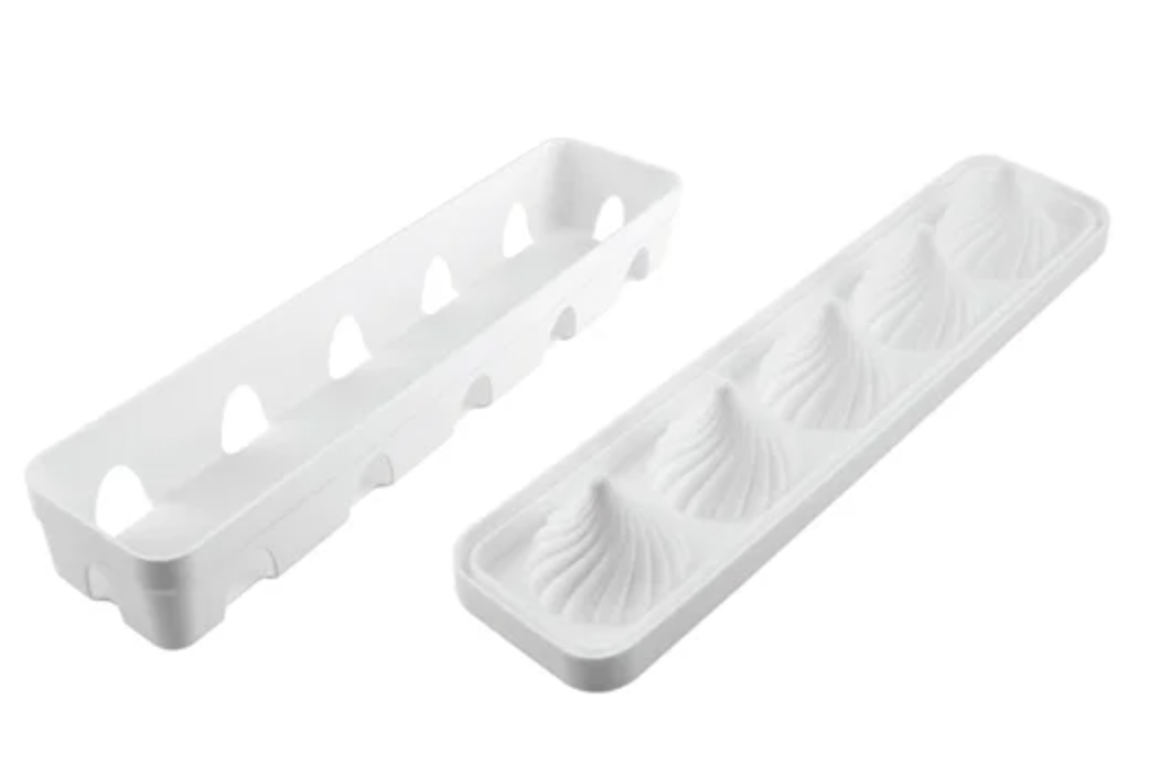 Forma silicon Russian Tale 5 cavitati + suport plastic, Ø6.7 x H 7.35 cm Silikomart
