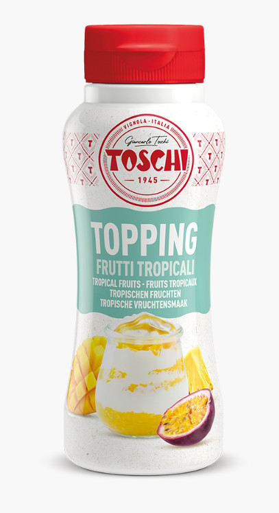 Topping cu gust de fructe Tropicale, 200g RL095 Toschi