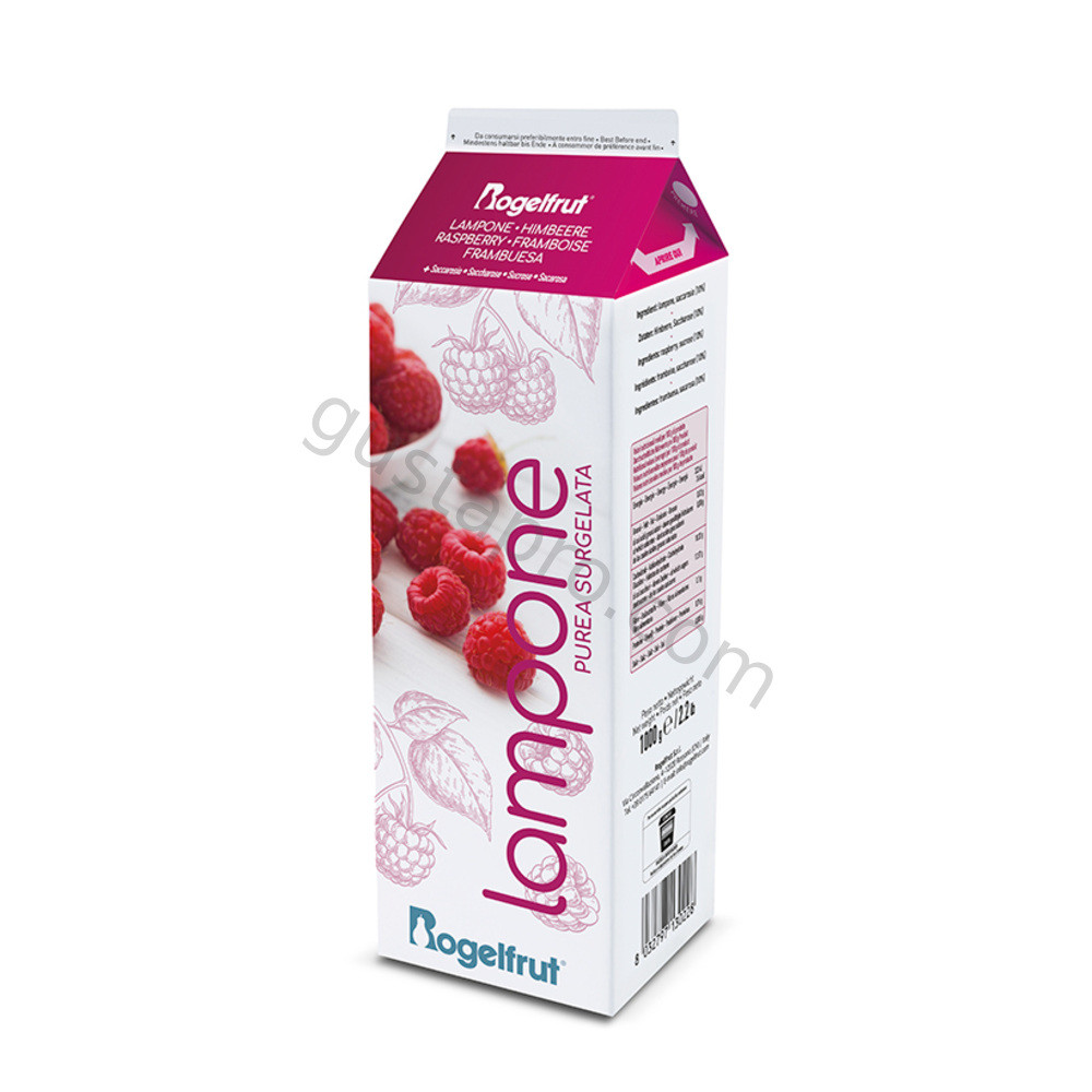 Piure de zmeura congelat, 1 kg Rogelfrut