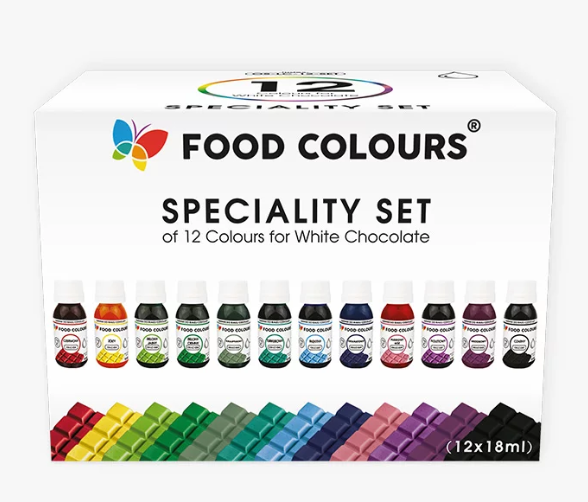 Colorant alimentar lichid, 18ml, 12 buc/set OS-LC-12-SET Food Colours