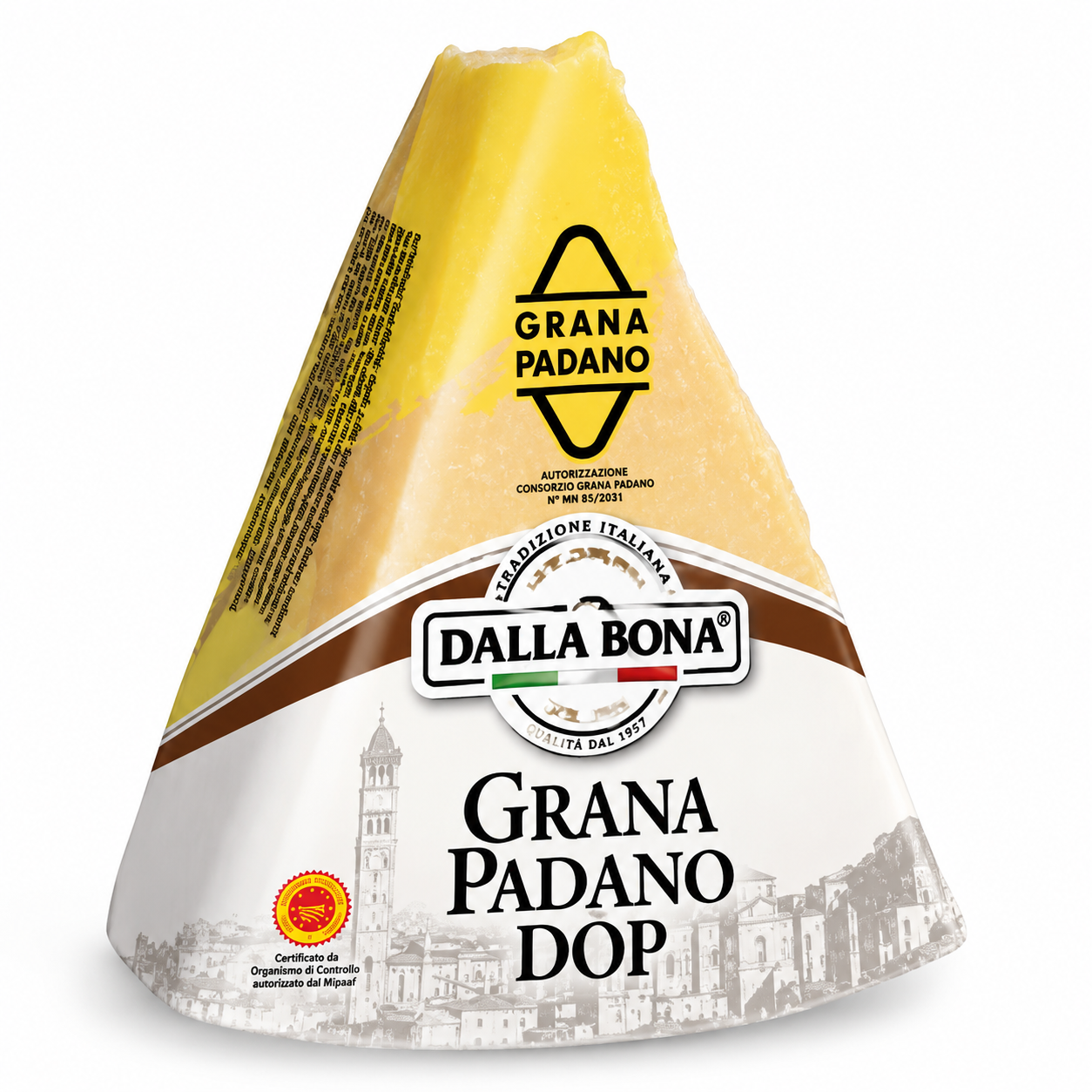 Branza tare maturata Italia 1/32 Gran Vita, vid cca. 1,2 kg Dalla Bona
