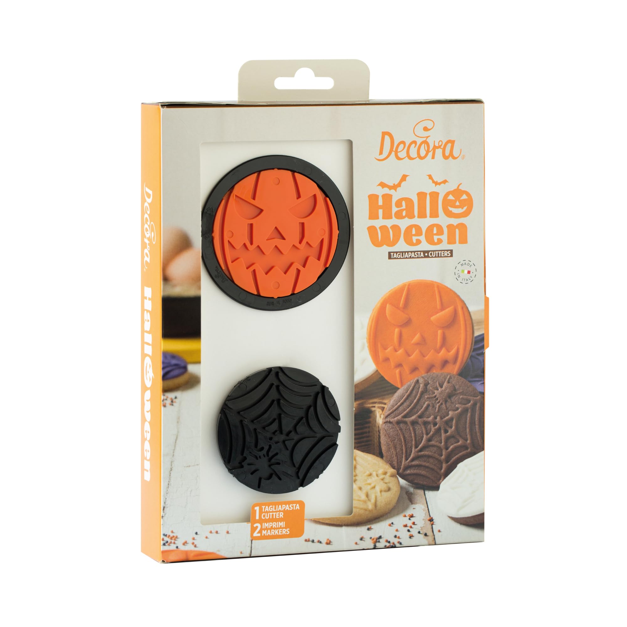 Decupator din plastic, Halloween, markere, set 3 buc, 0255228 Decora