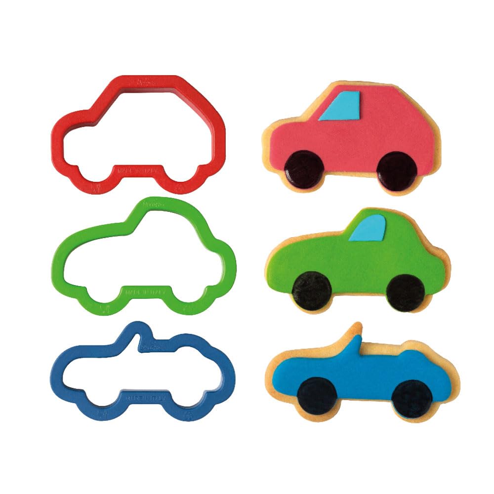 Decupator din plastic Masina, set 3 buc, 0255422 Decora