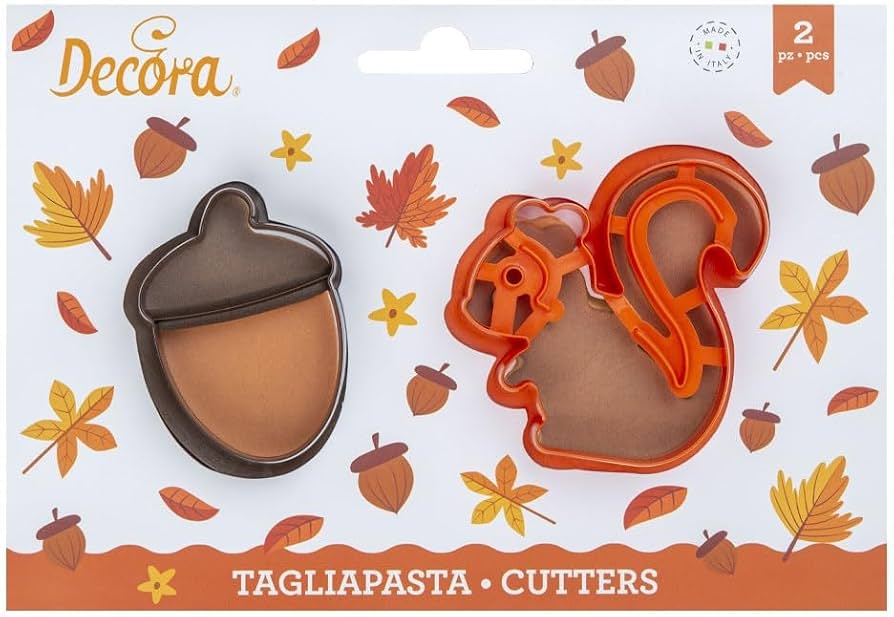 Decupator din plastic, tematica Padure, set 2 buc, 0255164 Decora