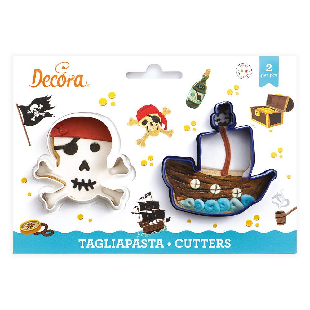 Decupatoare din plastic SKULL AND BOAT 0255197 DER