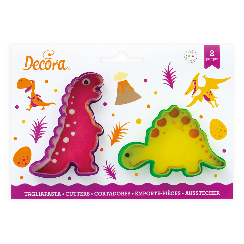 Decupatoate din plastic JURASSIC 2buc/set 0255066 DER