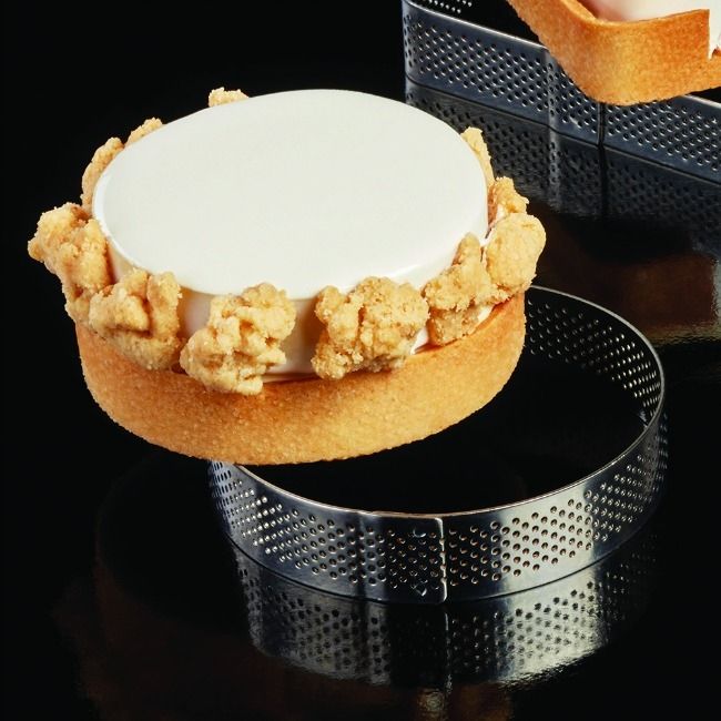 Rama microforata rotunda tarte Ø 210 x h 35 mm Pavoni